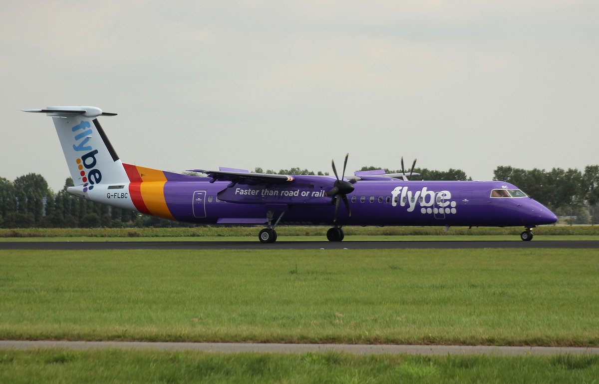 Flybe, G-FLBC, (c/n 4257),De Havilland Canada DHC8-402Q Dash 8, 03.09.2016, AMS-EHAM, Amsterdam-Schiphol, Niederlande 