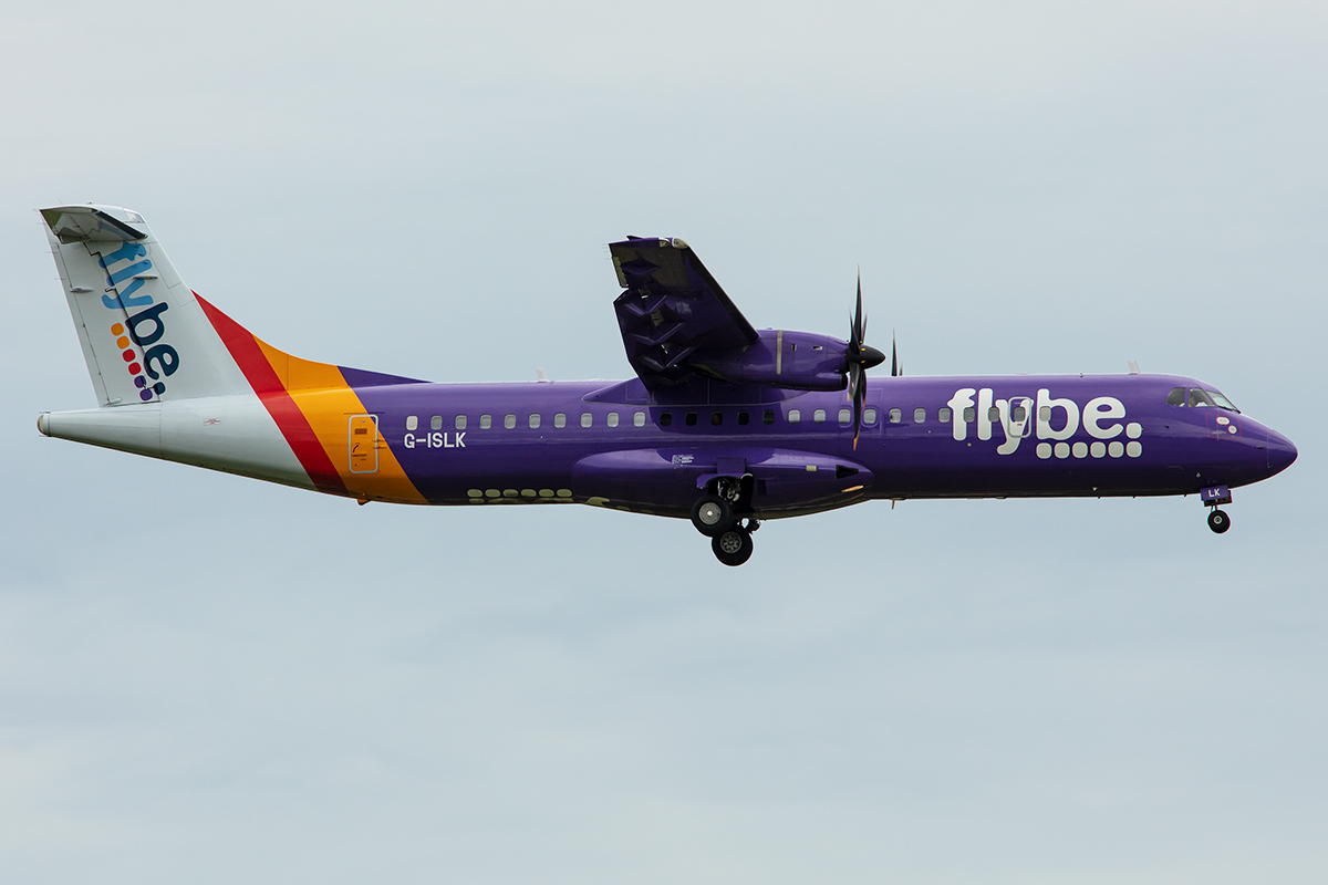 Flybe, G-ISLK, ATR, 72-500, 17.08.2019, ZRH, Zürich, Switzerland




