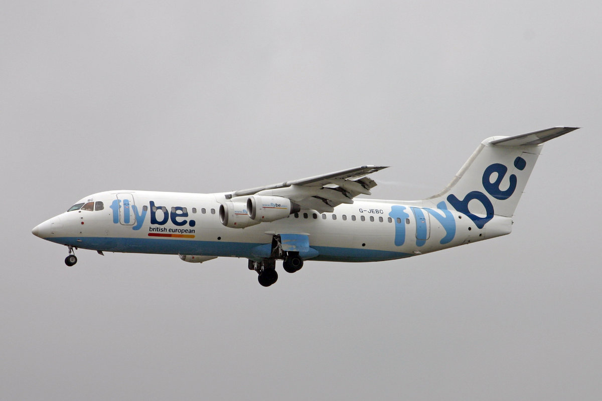 Flybe, G-JEBC, BAe 146-300, msn: E3189, 14.August 2006, LGW London Gatwick, United Kingdom.