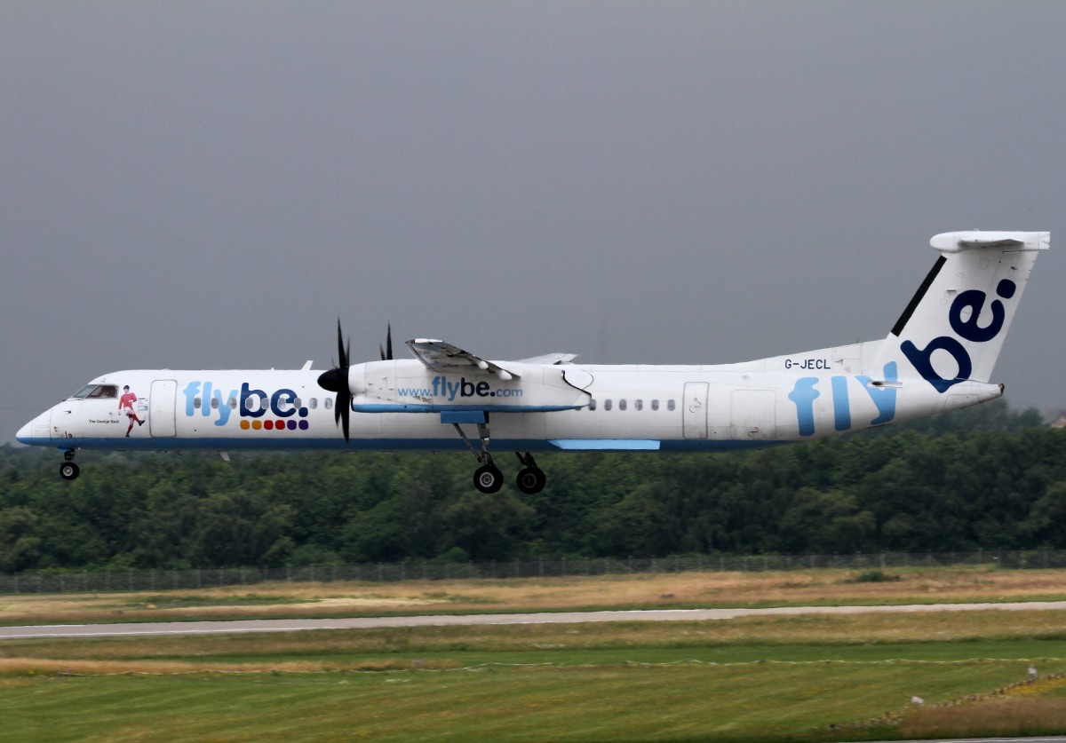 Flybe, G-JECL  The George Best , DeHavvilland-Canadair, DHC 8Q-400, 01.07.2013, DUS-EDDL, Dsseldorf, Germany 