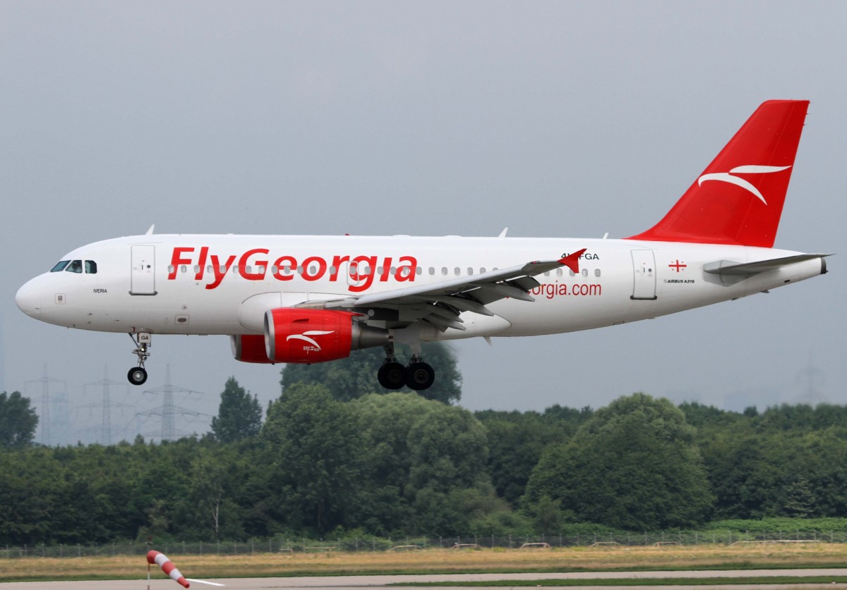 FlyGeorgia, 4L-FGA  Iveria , Airbus, A 319-100, 01.07.2013, DUS-EDDL, Dsseldorf, Germany 