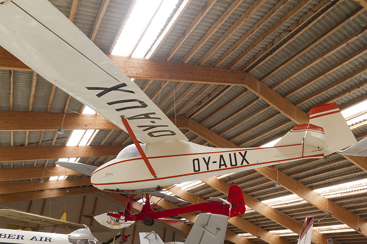 Flymuseum, OY-AUX, Grunau, Baby IIB, 25.08.2018, STA, Stauning, Denmark 






