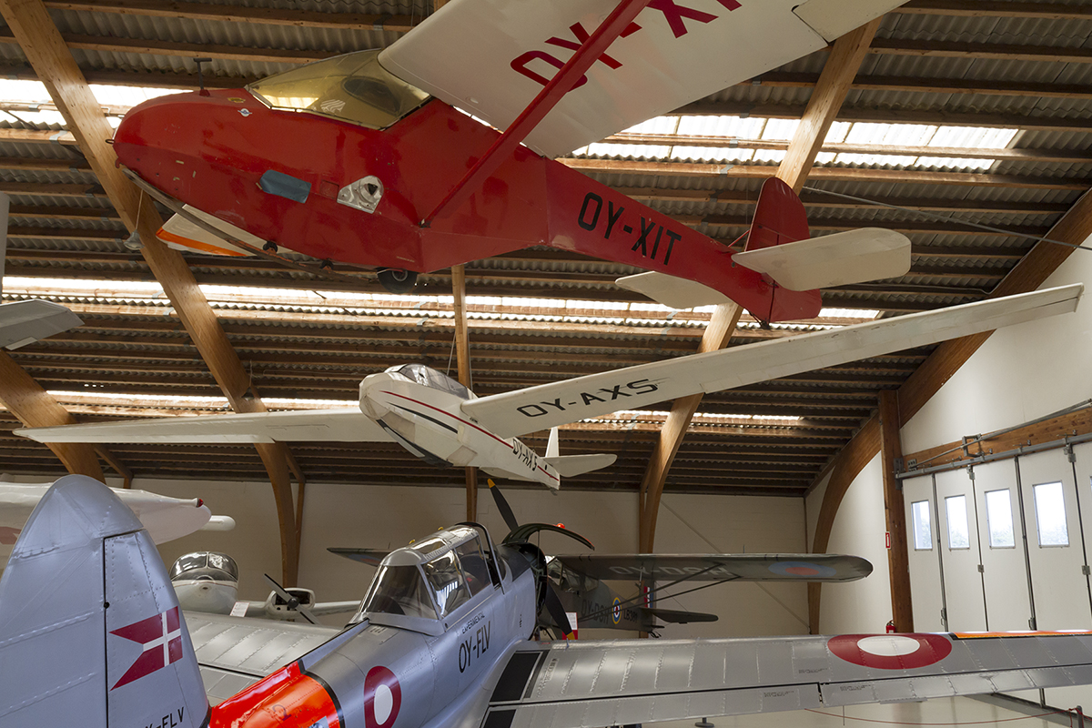 Flymuseum, OY-AXS, Scheibe, Bergfalke II, 25.08.2018, STA, Stauning, Denmark 






