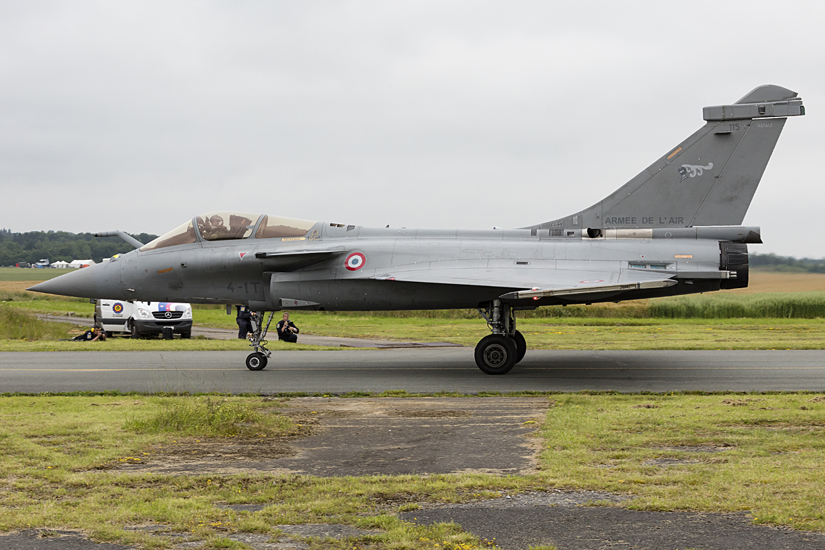 France - Air Force, 115 (4-IT), Dassault, Rafale C, 24.06.2016, EBFS, Florennes, Belgium


