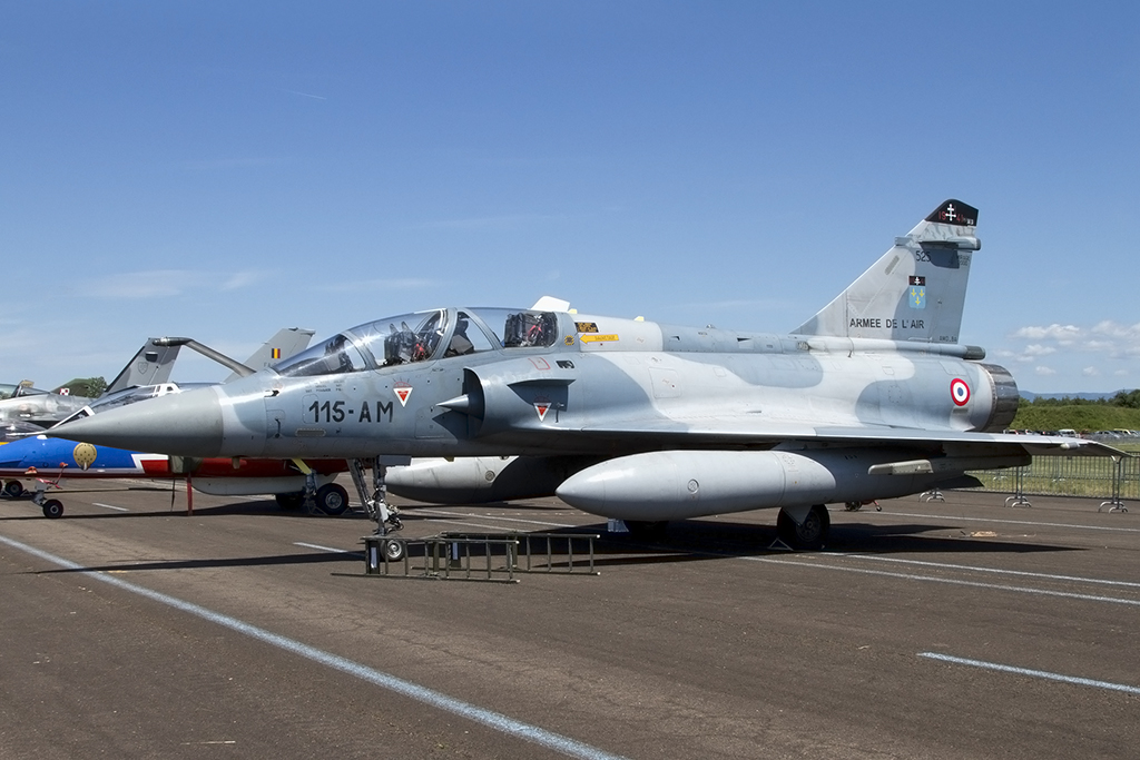 France - Air Force, 525 ( 115-AM ), Dassault, Mirage 2000B, 28.06.2015, LFSX, Luxeuil, France 





