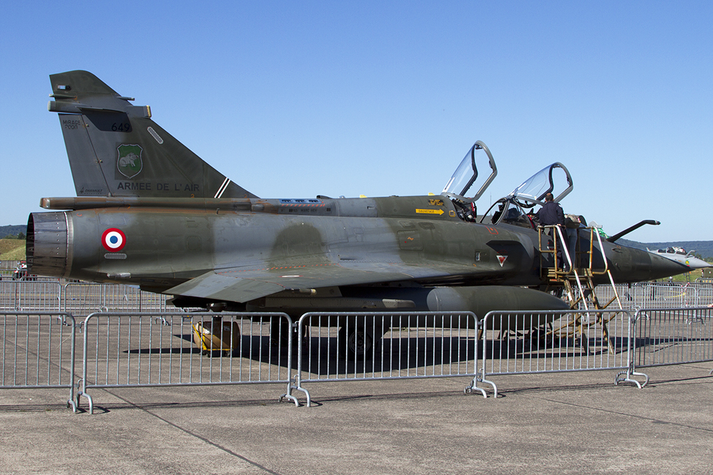 France - Air Force, 649 ( 113-XY ), Dassault, Mirage 2000D, 28.06.2015, LFSX, Luxeuil, France 






