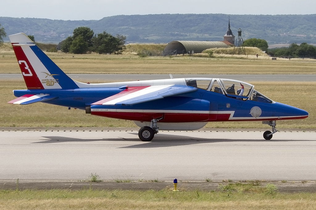 France - Air Force, E166, F-UHRW, Dassault-Dornier, Alpha-Jet E, 14.07.2014, LFSO, Nancy-Ochey, France 





