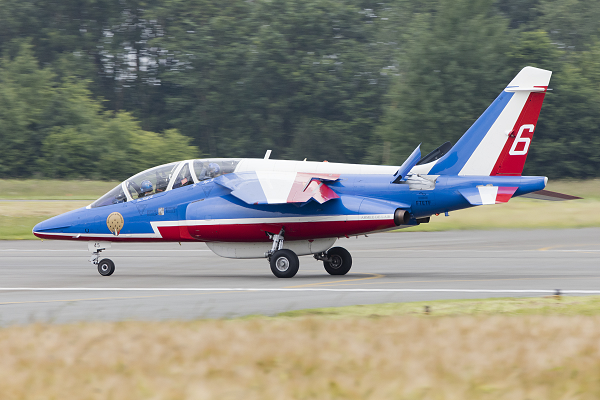 France - Air Force, E45, Dassault-Dornier, Alpha Jet E, 24.06.2016, EBFS, Florennes, Belgium



