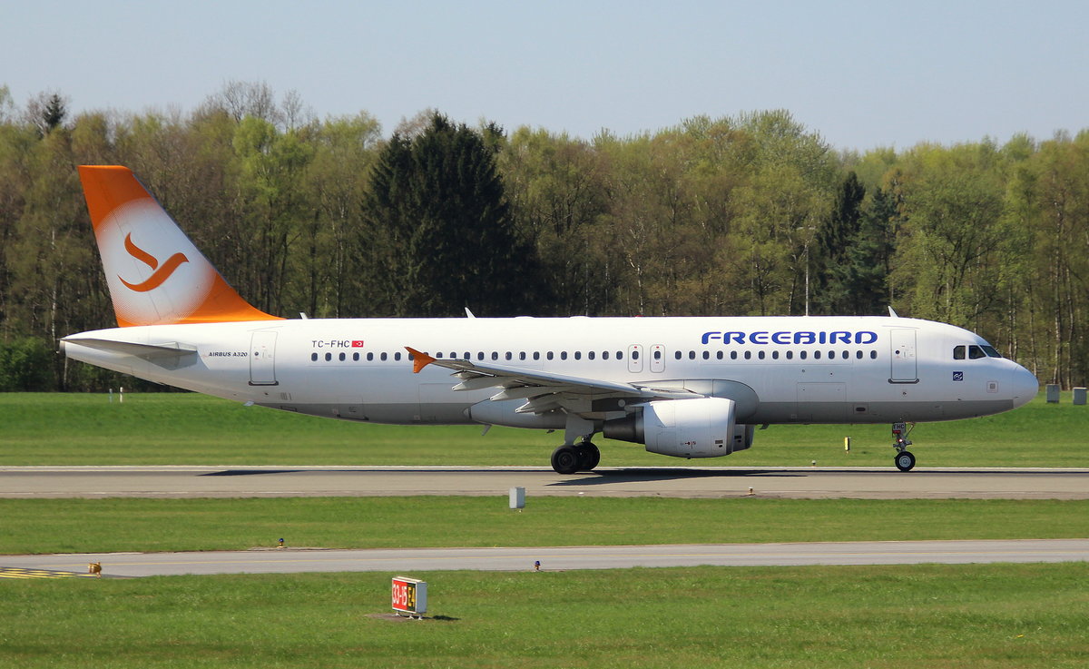 Freebird Airlines, TC-FHC, MSN 3852, Airbus A 320-214, 21.04.2018, HAM-EDDH, Hamburg, Germany 