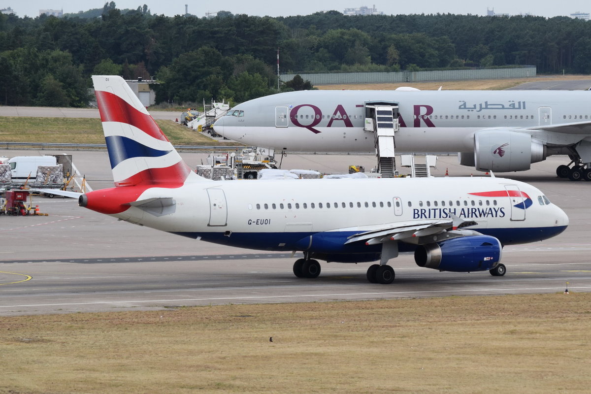 G-EUOI British Airways Airbus A319-131  , TXL , 10.07.2018