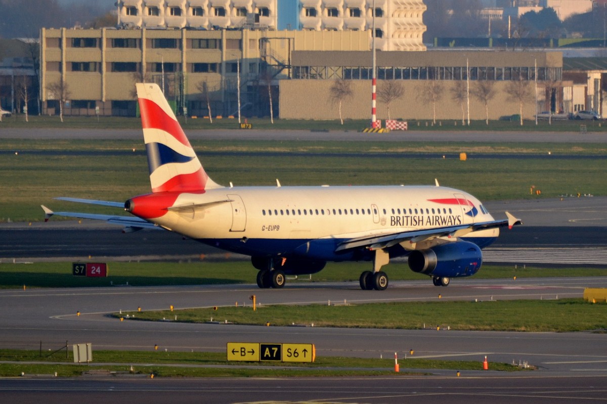 G-EUPB British Airways Airbus A319-131    09.03.2014  Amsterdam-Schiphol