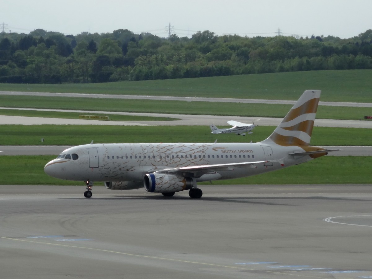 G-EUPG British Airways Airbus A319-131   gelandet in Hamburg    01.05.2014