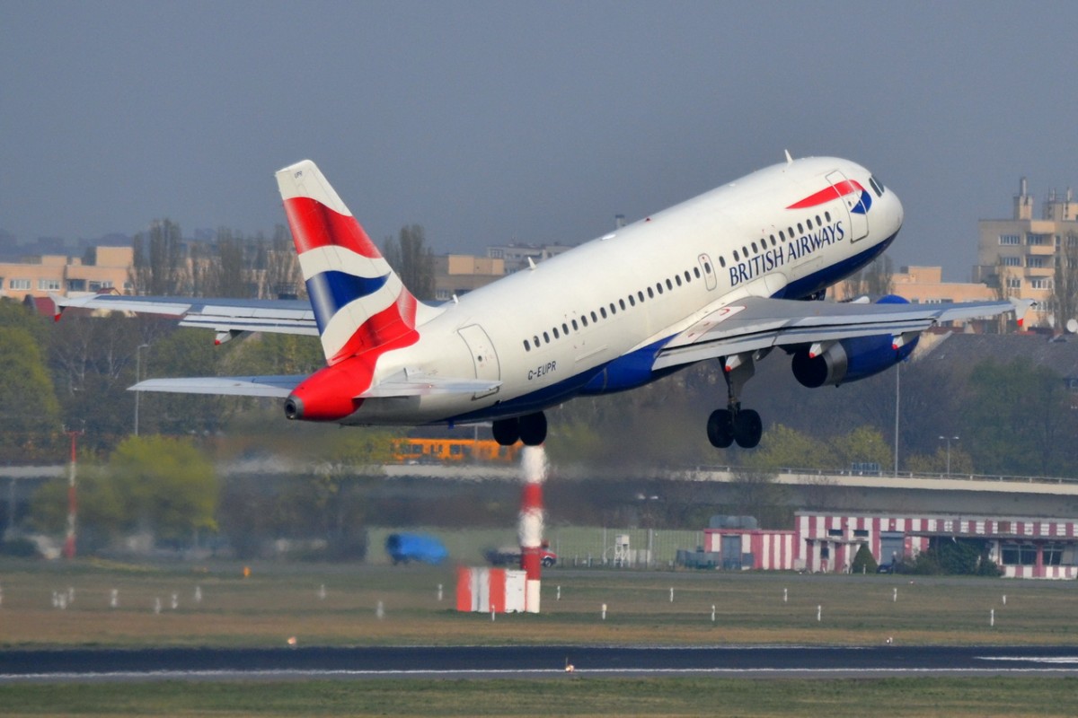 G-EUPR British Airways Airbus A319-131    03.04.2014 Start in Tegel