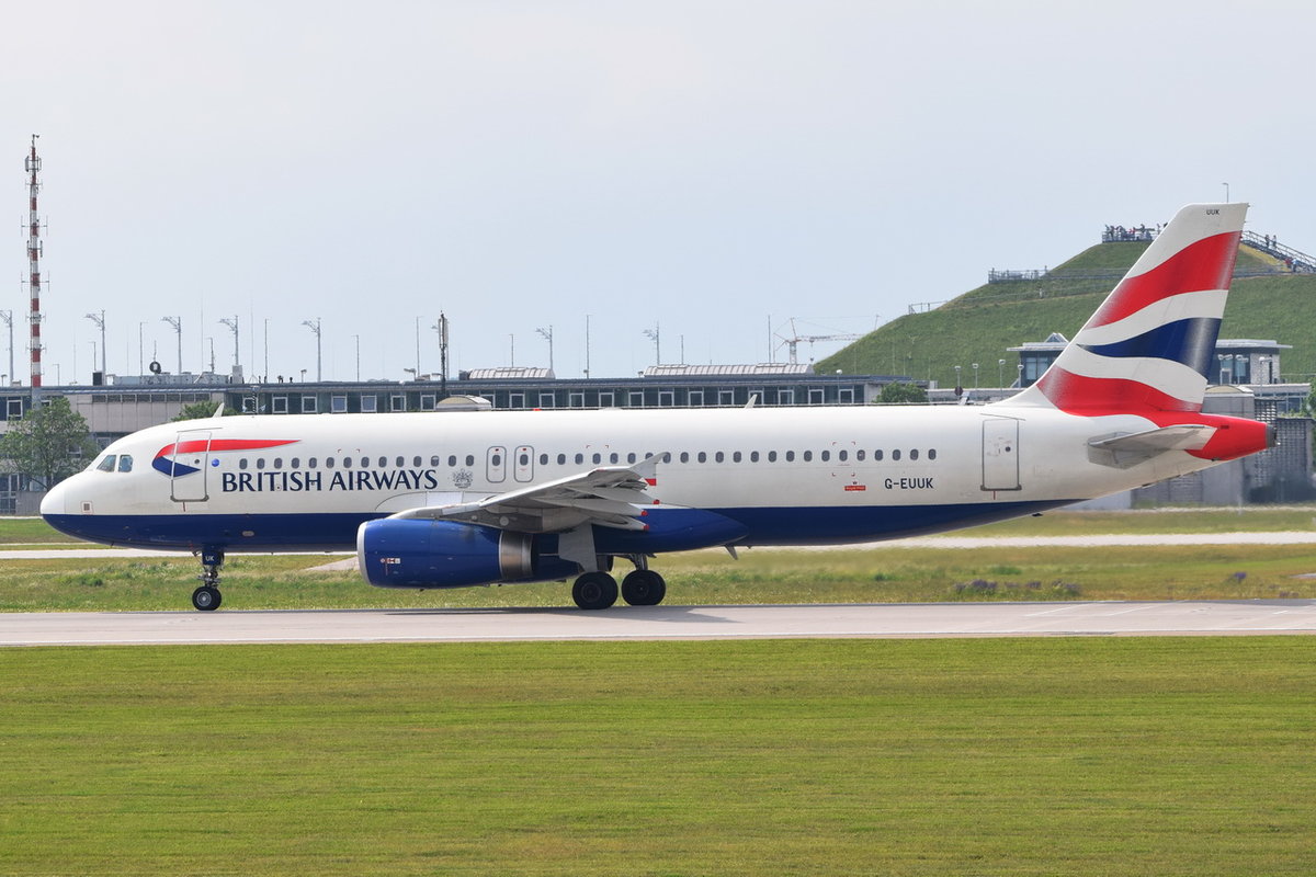 G-EUUK British Airways Airbus A320-232  , MUC , 20.05.2018