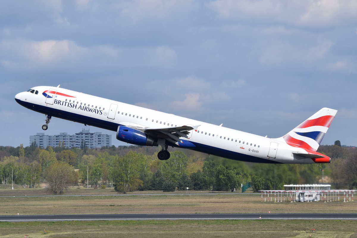 G-EUXI British Airways Airbus A321-231   , TXL  26.04.2017