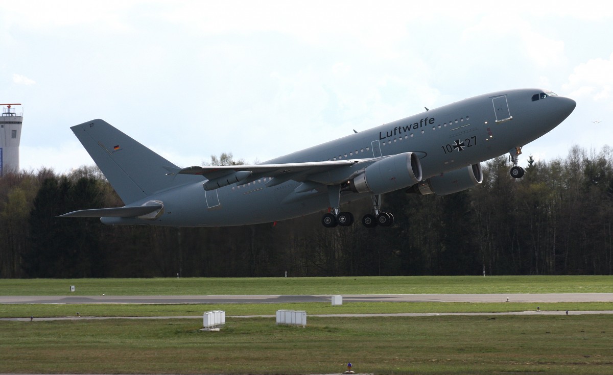 GAF,German Air Force,10+27,(c/n 523),Airbus A310-304MRTT,17.04.2015,HAM-EDDH,Hamburg,Germany