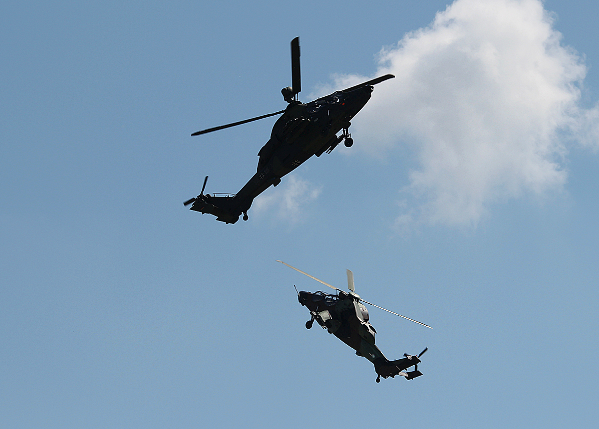 Gemeinsame Flugvorfhrung France Army/Germany Army, EC-665 Tiger, ILA 2014, 20.05.2014. 