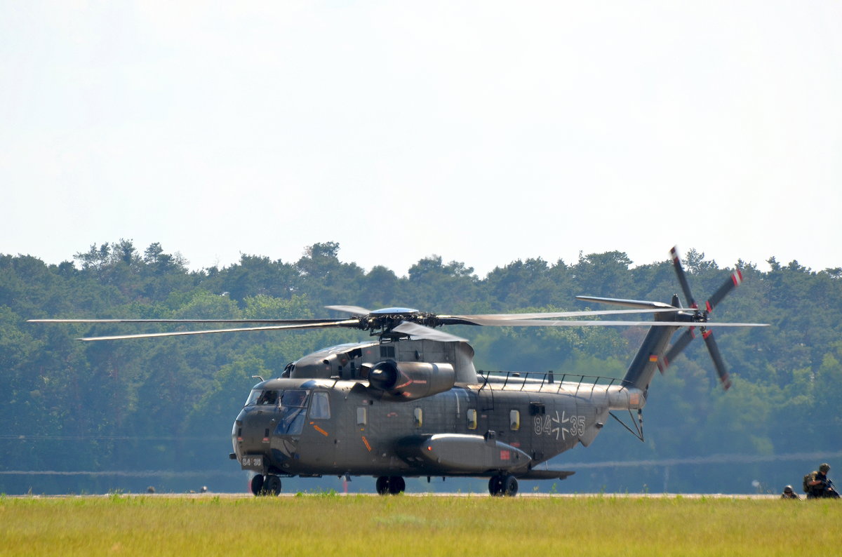 German Army Sikorsky CH-53GA 84+35 auf ILA 2016 am 04.06.16