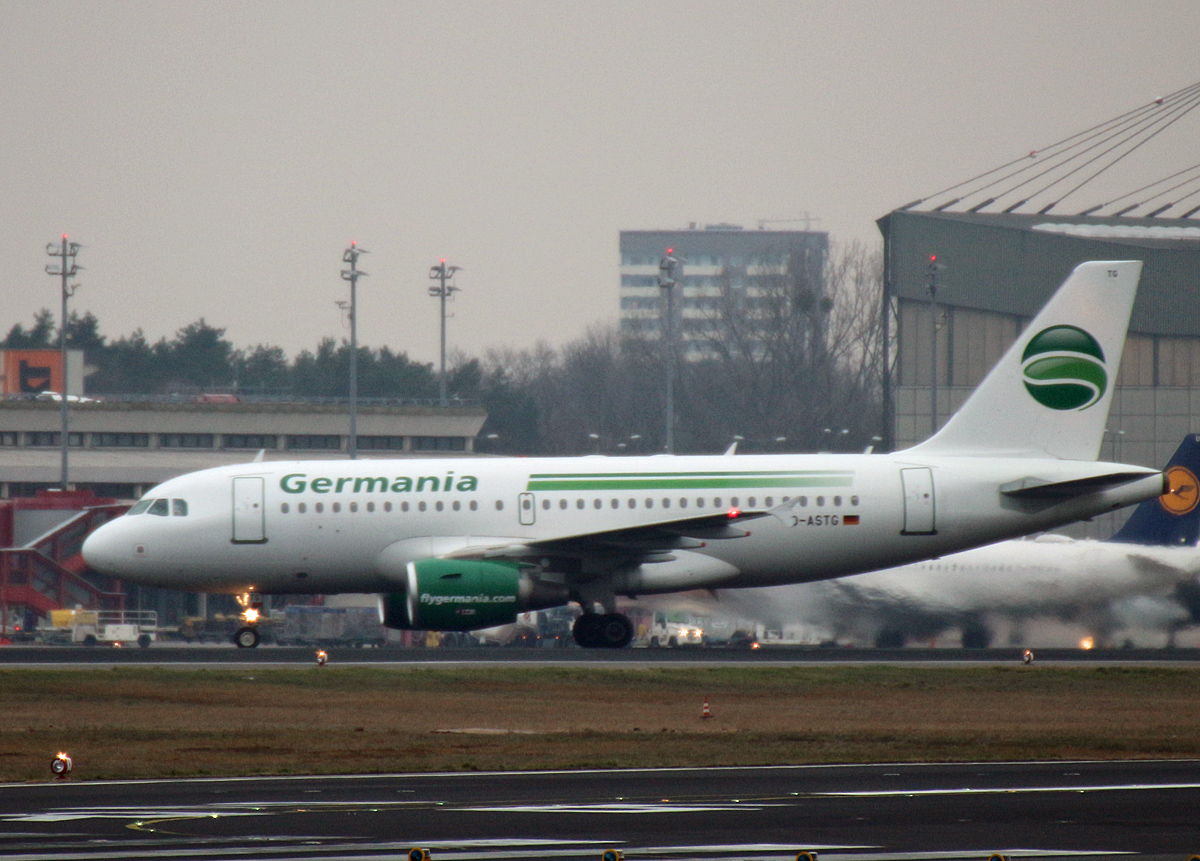 Germania Airbus A 319-112, D-ASTG, TXL, 16.12.2018