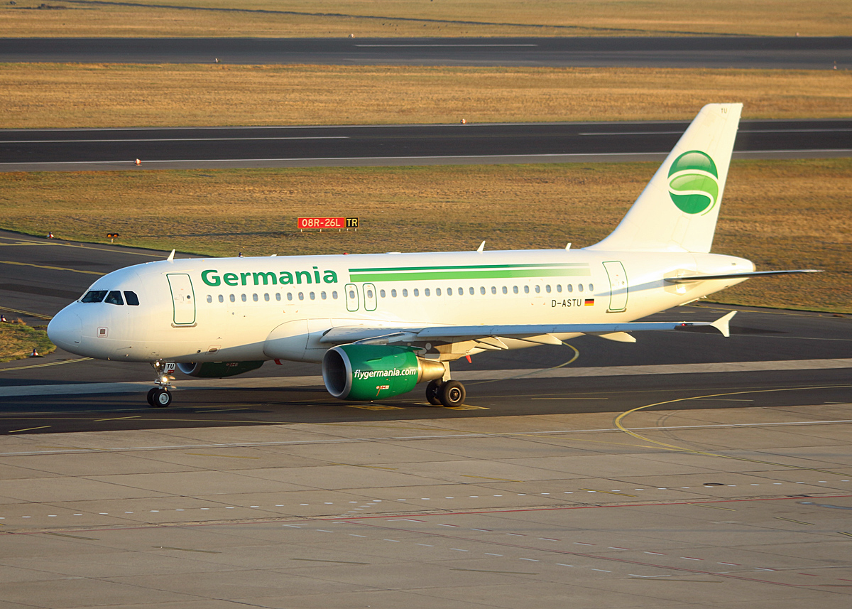 Germania, Airbus A 319-112, D-ASTU, TXL, 11.10.2018