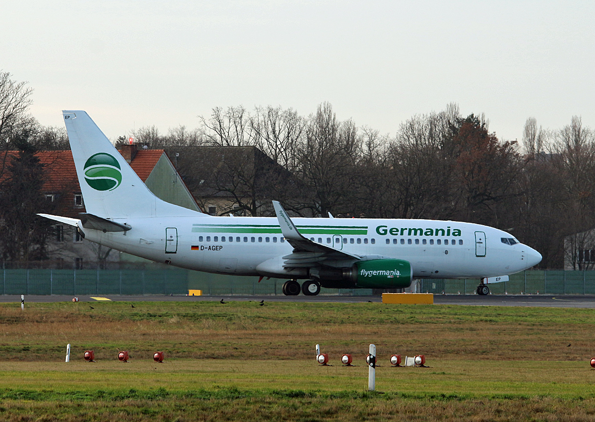Germania, Boeing B 737-75B, D-AGEP, TXL, 06.01.2018