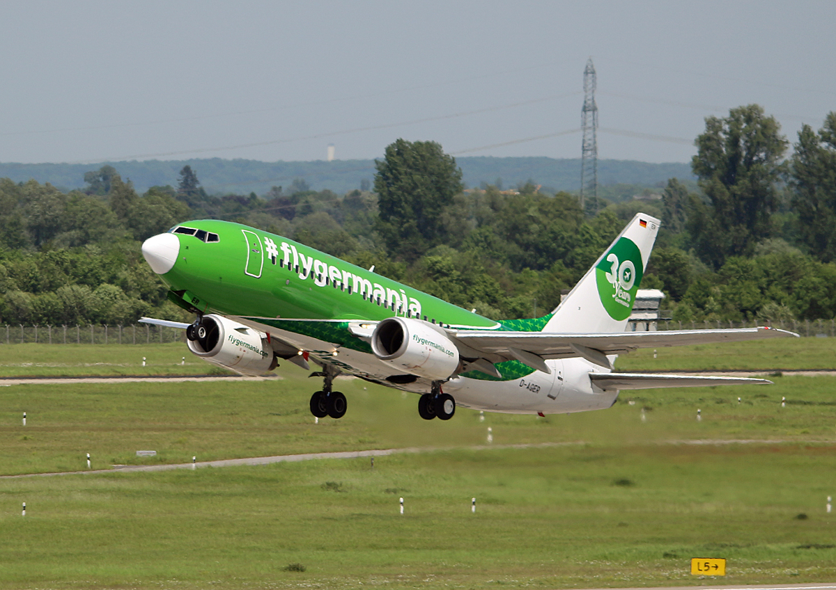Germania, Boeing B 737-75B, D-AGER, DUS, 17.05.2017
