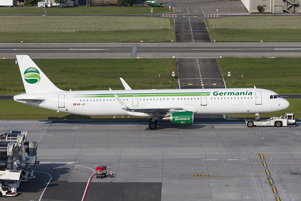 Germania, HB-JOI, Airbus, A321-211, 25.05.2017, ZRH, Zürich, Switzerland 



