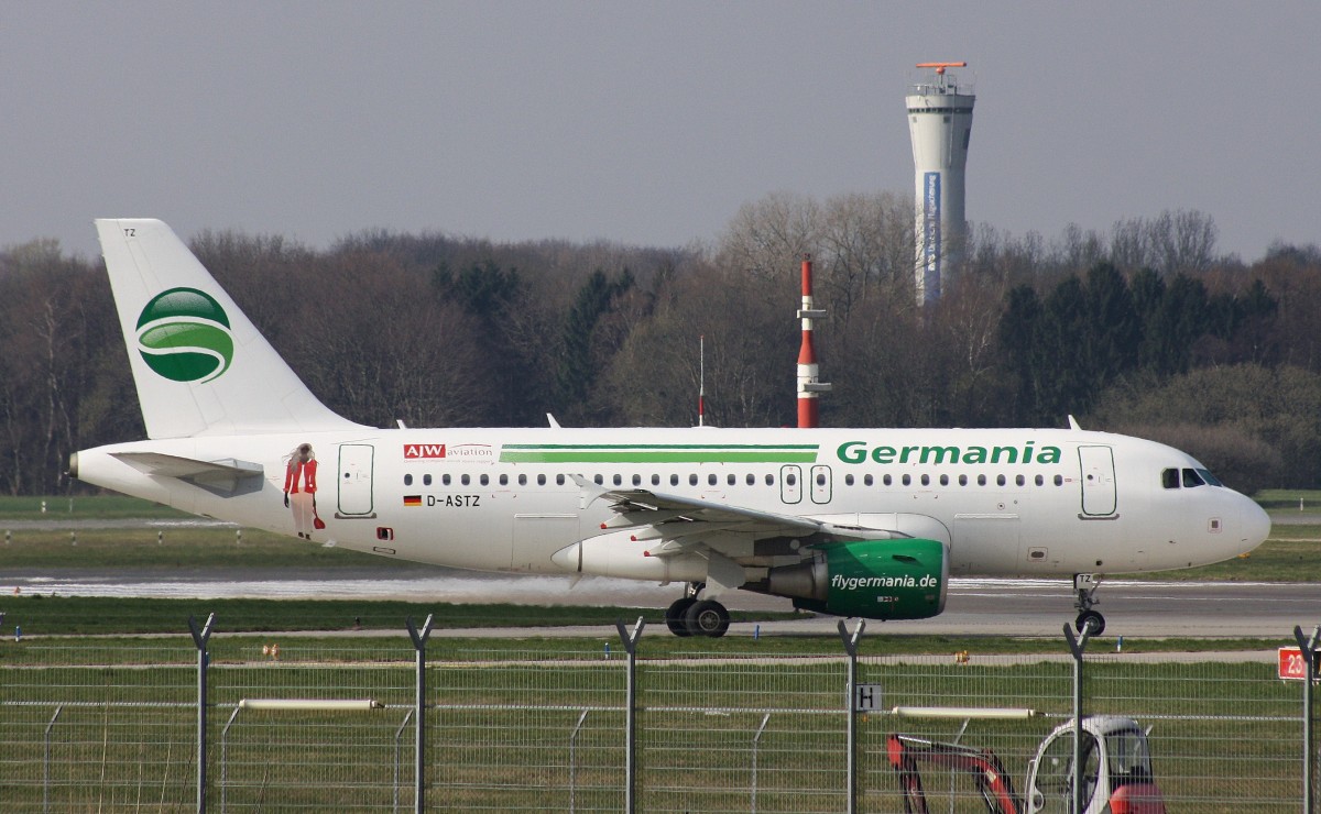 Germania,D-ASTZ,(c/n3019),Airbus A319-112,23.03.2014,HAM-EDDH,Hamburg,Germany
