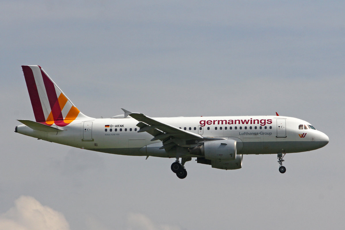 Germanwing, D-AKNK, Airbus A319-112, msn: 1077, 15.Juni 2018, ZRH Zürich, Switzerland.