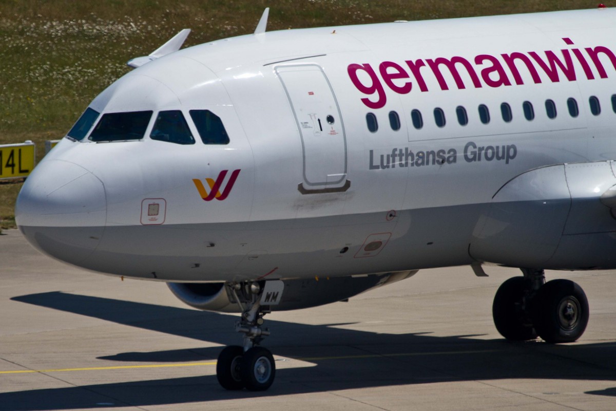 Germanwings (4U/GWI), D-AGWM, Airbus, A 319-132 (Bug/Nose ~ neue GW-Lkrg.), 05.06.2015, CGN-EDDK, Köln-Bonn, Germany