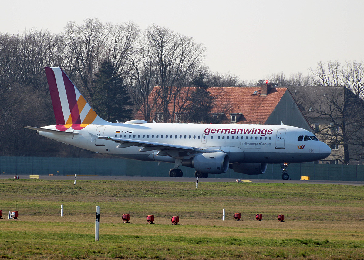 Germanwings, Airbus A 319-112, D-AKNO, TXL, 05.03.2020