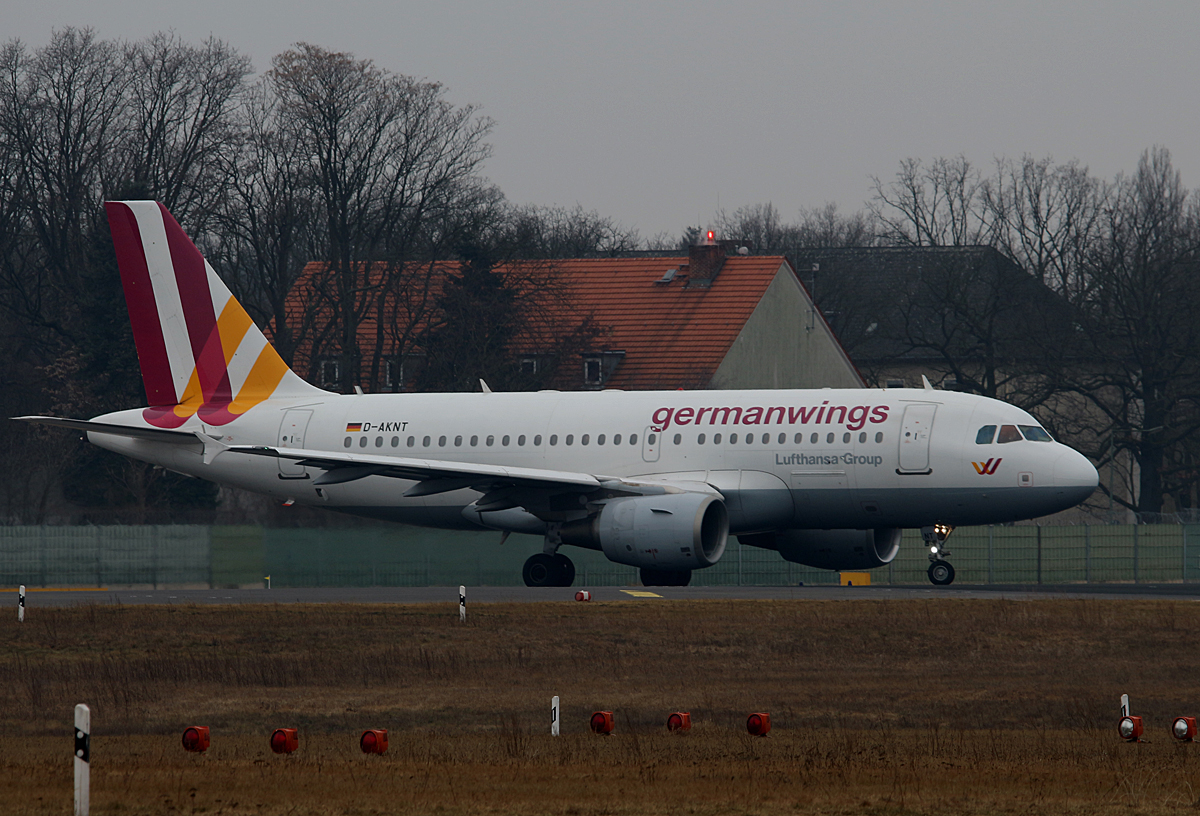 Germanwings, Airbus A 319-112, D-AKNT, TXL, 19.02.2017