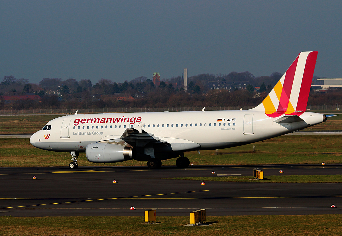 Germanwings, Airbus A 319-132, D-AGWY, DUS, 10.03.2016