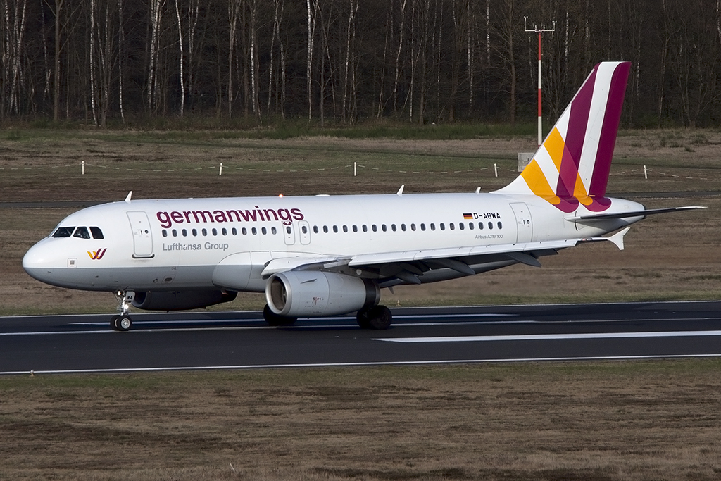 Germanwings, D-AGWA, Airbus, A319-132, 12.04.2015, CGN, Köln/Bonn, Germany




