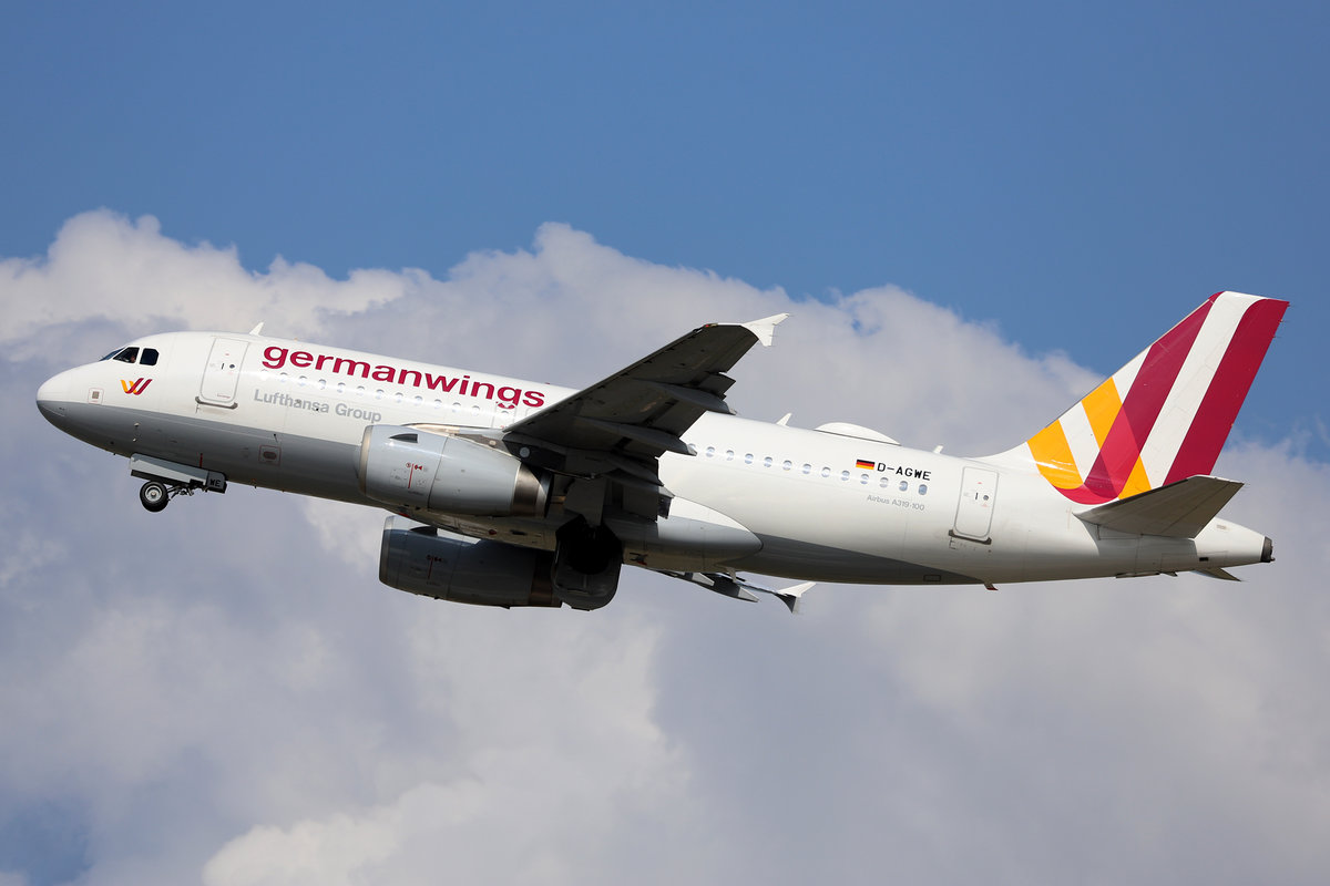 Germanwings, D-AGWE, Airbus, A 319-132, DUS-EDDL, Düsseldorf, 21.08.2019, Germany 