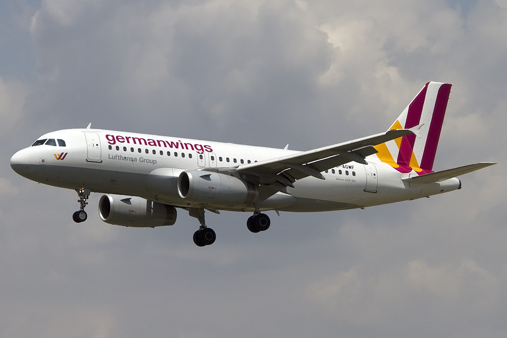 Germanwings, D-AGWF, Airbus, A319-132, 02.06.2014, BCN, Barcelona, Spain 




