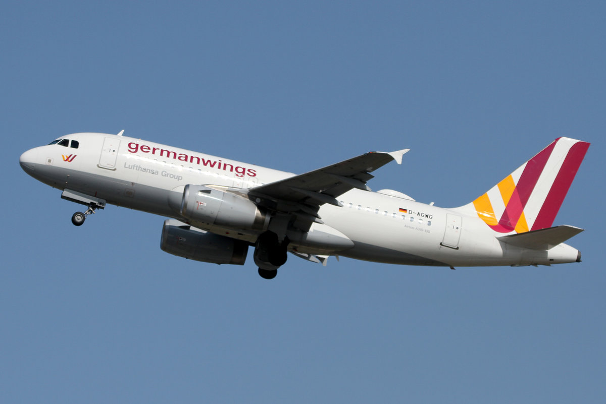 Germanwings, D-AGWG, Airbus, A 319-132, DUS-EDDL, Düsseldorf, 21.08.2019, Germany 