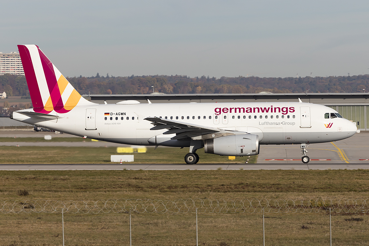 Germanwings, D-AGWN, Airbus, A319-112, 06.11.2018, STR, Stuttgart, Germany 



