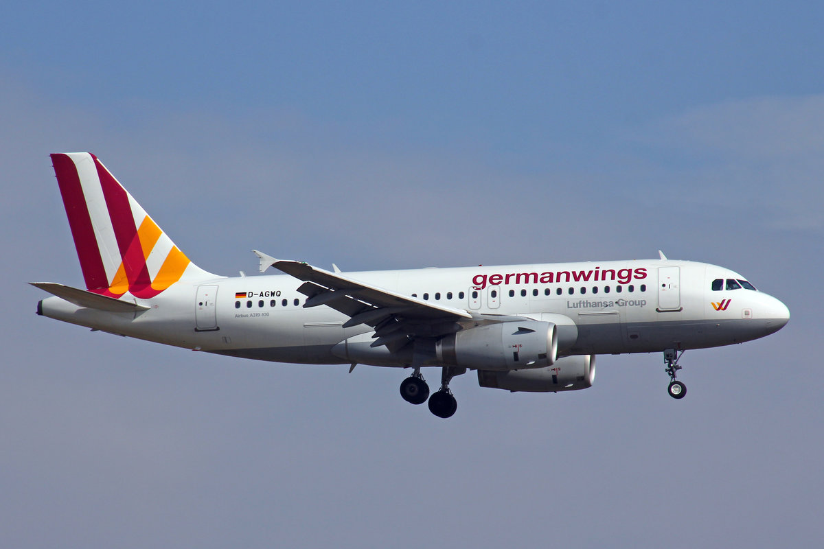 Germanwings, D-AGWQ, Airbus A319-132, msn: 4256, 15.März 2017, ZRH Zürich, Switzerland.