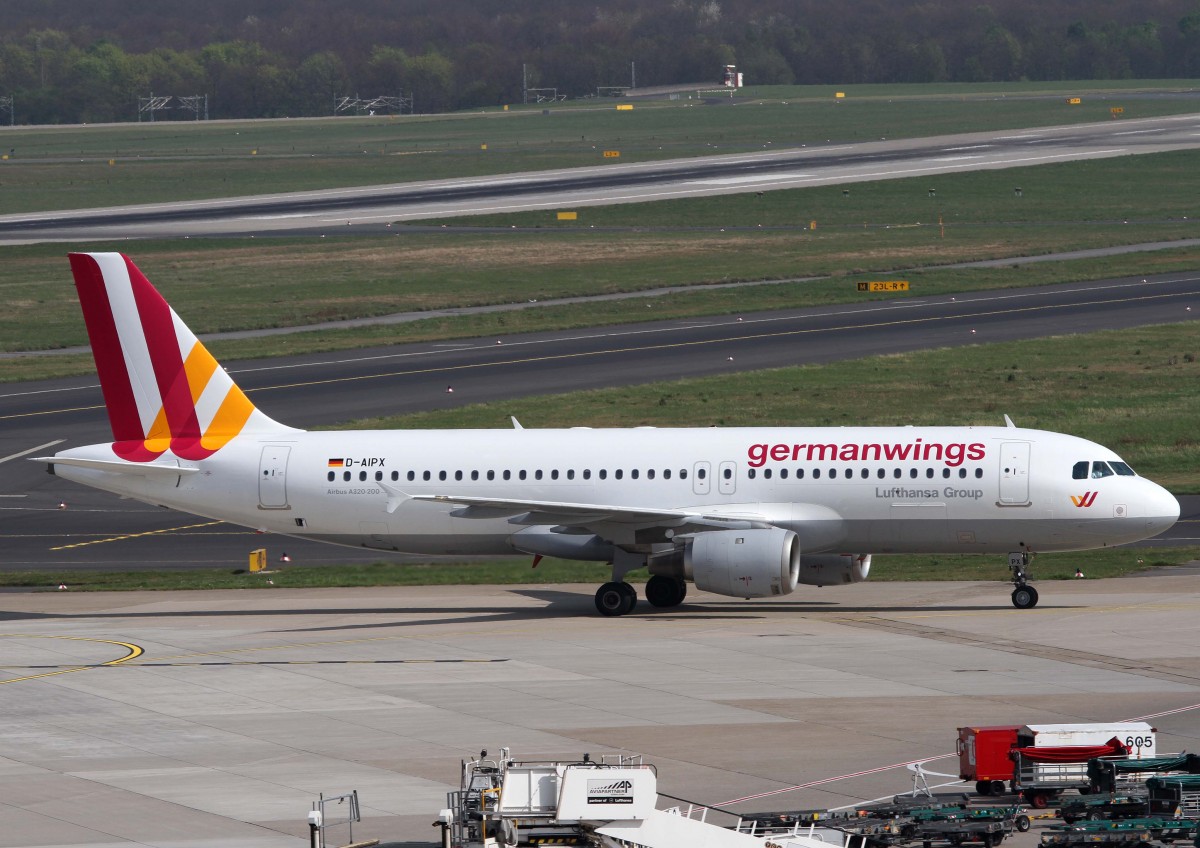 Germanwings, D-AIPX, Airbus, A 320-200 (neue GW-Lkrg.), 02.04.2014, DUS-EDDL, Düsseldorf, Germany 