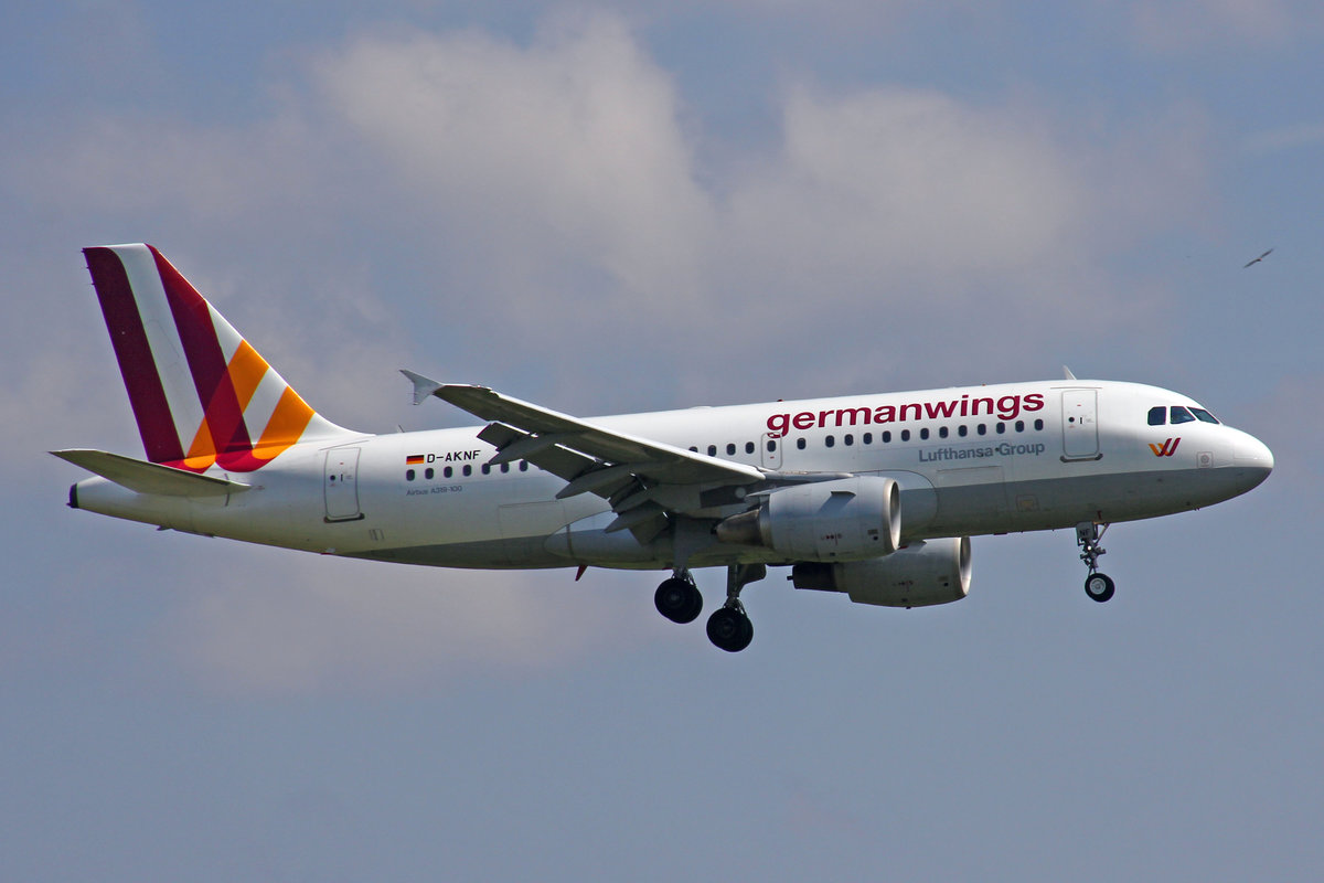Germanwings, D-AKNF, Airbus A319-112, msn: 646, 21.Juli 2017, ZRH Zürich, Switzerland.