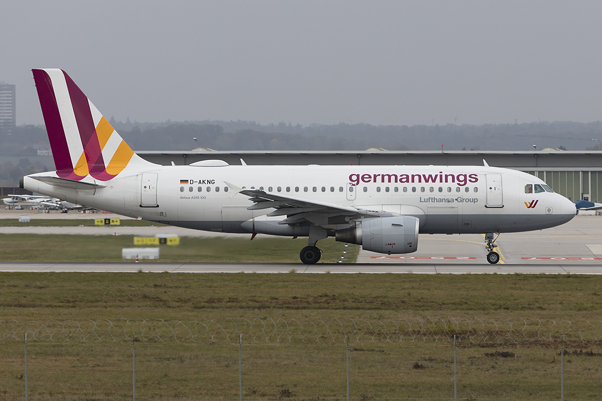 Germanwings, D-AKNG, Airbus, A319-112, 04.11.2018, STR, Stuttgart, Germany 


