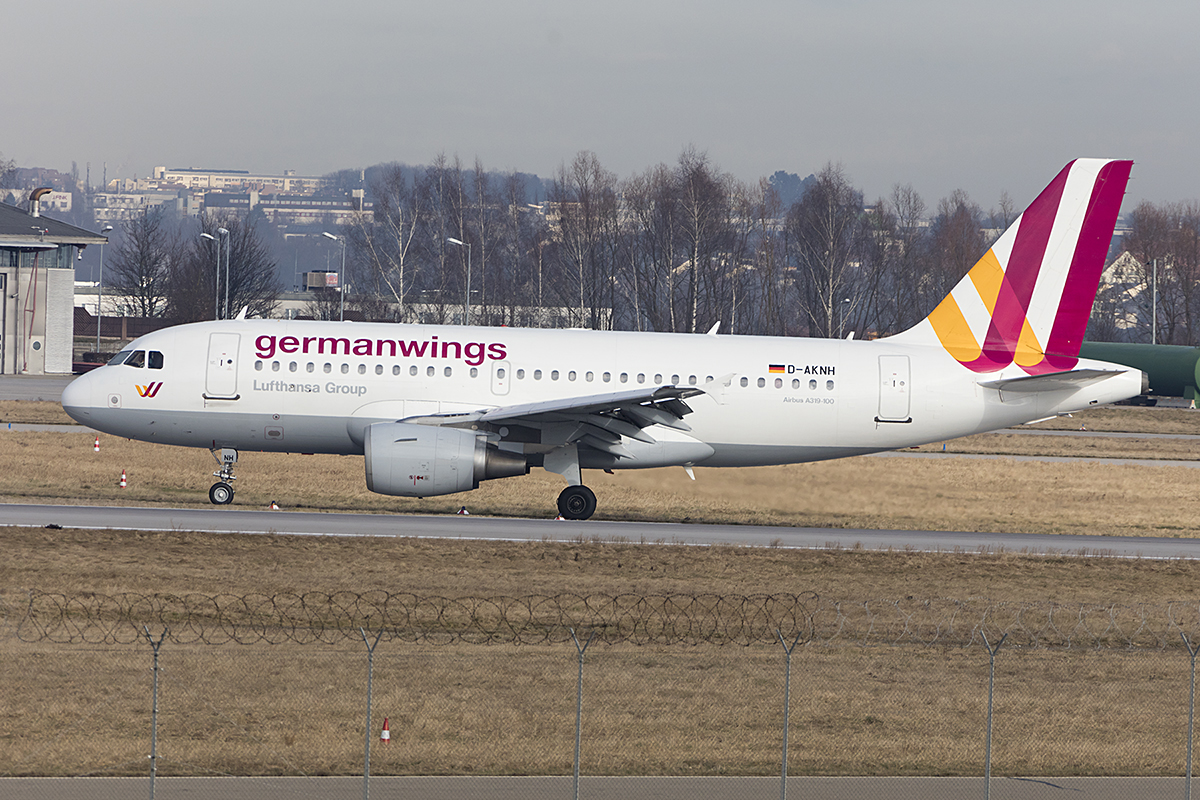 Germanwings, D-AKNH, Airbus, A319-112, 11.01.2018, STR, Stuttgart, Germany 


