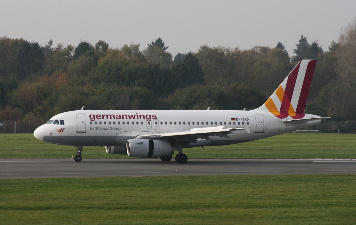 Germanwings,D-AGWD,(c/n 3011),Airbus A 319-132, 31.10.2014, HAM-EDDH, Hamburg, Germany 