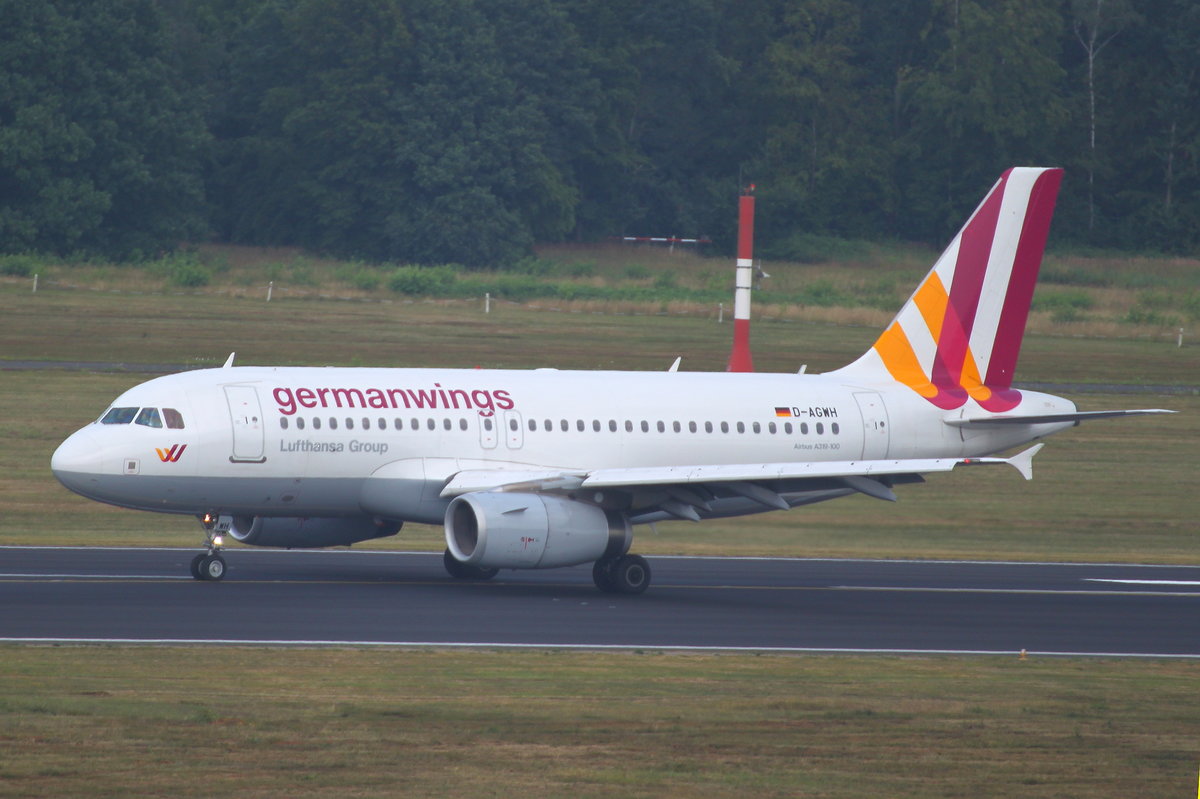 Germanwings,D-AGWH, Airbus A319-132, aus Wien (VIE) kommend, gelandet in Köln-Bonn (CGN/EDDK), 24.07.2016