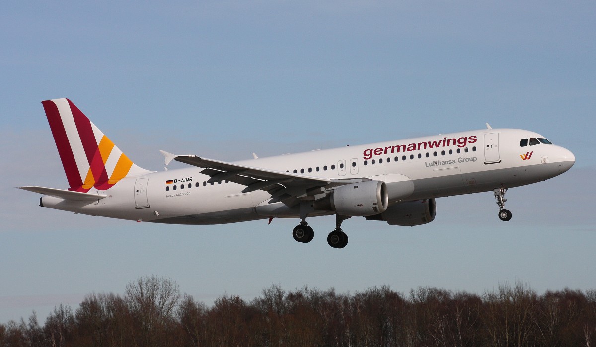 Germanwings,D-AIQR,(c/n382),Airbus A320-211,10.02.2014,HAM-EDDH,Hamburg,Germany