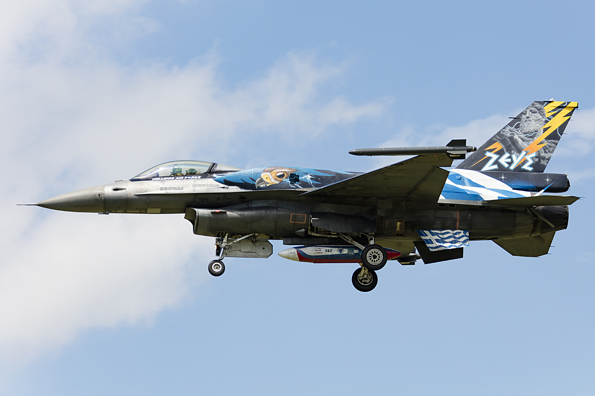 Greece - Air Force, 523, General Dynamics, F-16C Fighting Falcon, 23.06.2016, EBFS, Florennes, Belgium 



