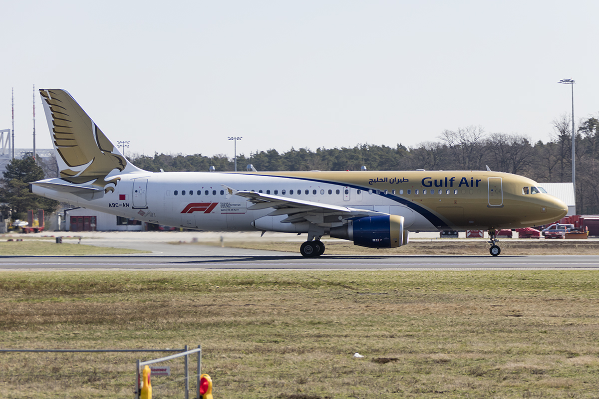Gulf Air, A9C-AN, Airbus, A320-214, 07.04.2018, FRA, Frankfurt, Germany 



