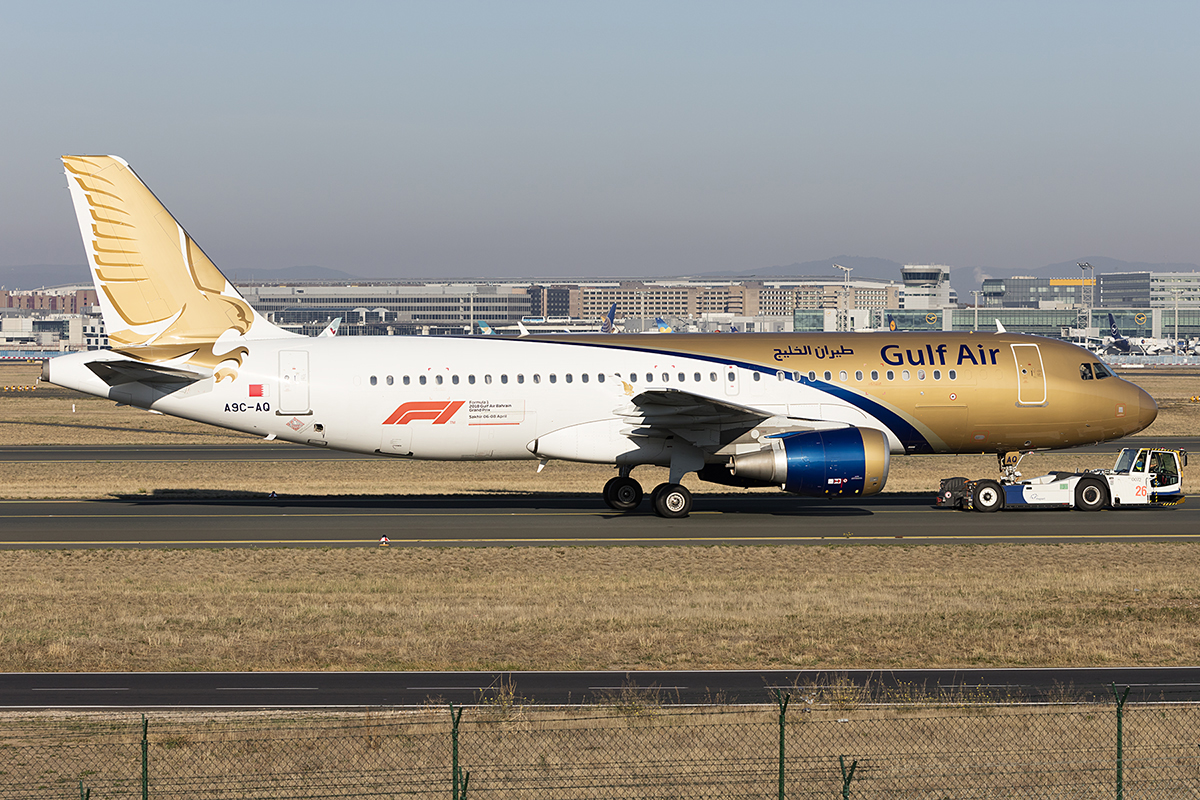 Gulf Air, A9C-AQ, Airbus, A320-214, 14.10.2018, FRA, Frankfurt, Germany





