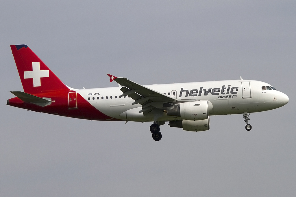 Helvetic Airways, HB-JVK, Airbus, A319-112, 22.09.2013, ZRH, Zrich, Switzerland 



